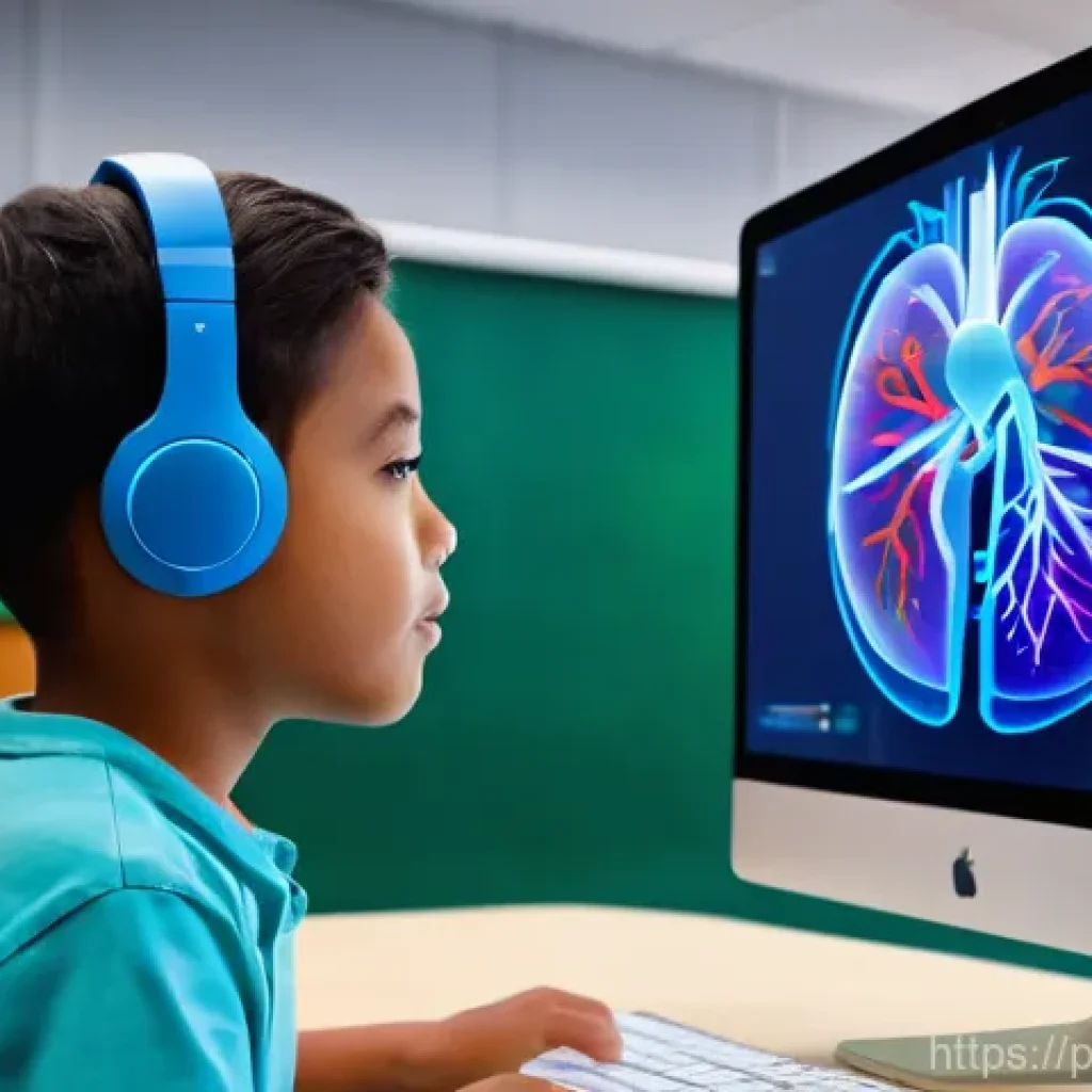 증강인지 기술의 대중문화에 미친 영향 - **Prompt 1: Immersive Augmented Reality Learning Experience**
A young student, approximately 10 ...